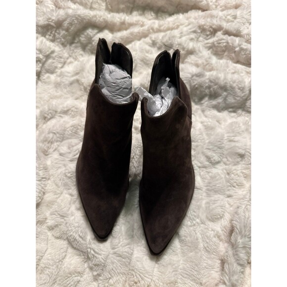 Vince Camuto Gigietta Brown Suede Bootie 8.5 - Picture 6 of 9